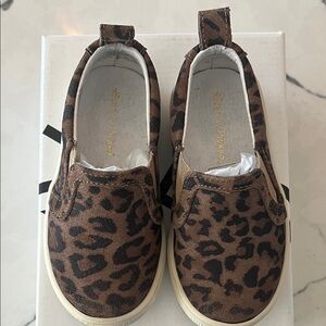 Freshly Picked Brown Leopard Kids Sneakers